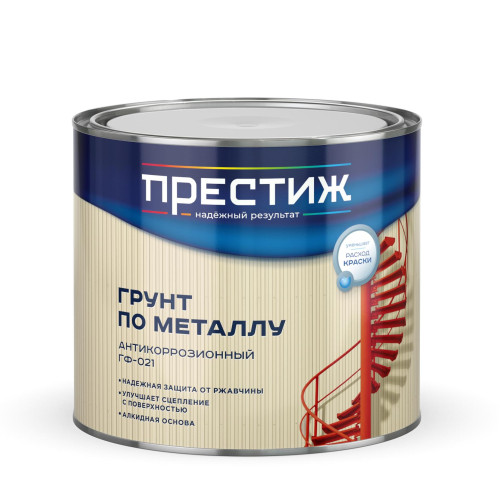 Грунт ПРЕСТИЖ ГФ-21 белый 1,9 кг