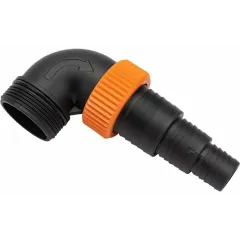 Уголок для дренажника с ёлочкой 25-32-40х1 1/2