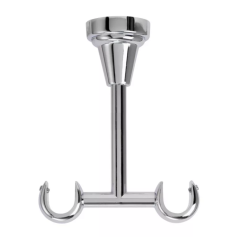 Карниз Ле-Гранд кованный Кронштейн потолочный (2 ряд d16/16мм) хром-глянец