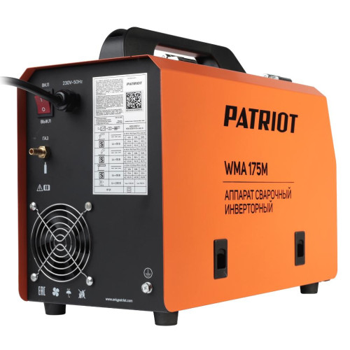 Аппарат сварочный  п/а PATRIOT WMA 175M (MIG/MAG/MMA) (*20)