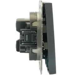 Выключатель 3-кл ЭМИЛИ черный RSW10-5108-05