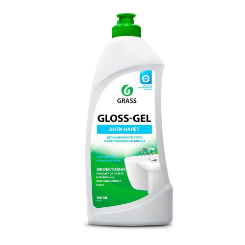 Средство GRASS GLOSS GEL кислотное для ванной комнаты 500мл (221500)