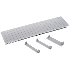 Заглушка 12 модулей серая IEK YZM10-12 (52024)