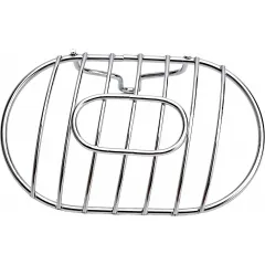 Мыльница РЫЖИЙ КОТ на присосках овальная, металл, 311457