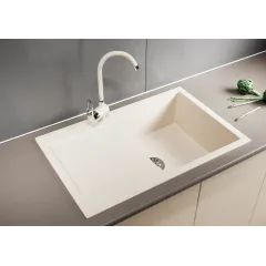 Мойка комп. MIXLINE ML-GM31 500х770x190мм, бежевая, сифон