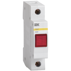 Сигнальная лампа ЛС-47 (неон) красная IEK MLS10-230-K04 (51301)