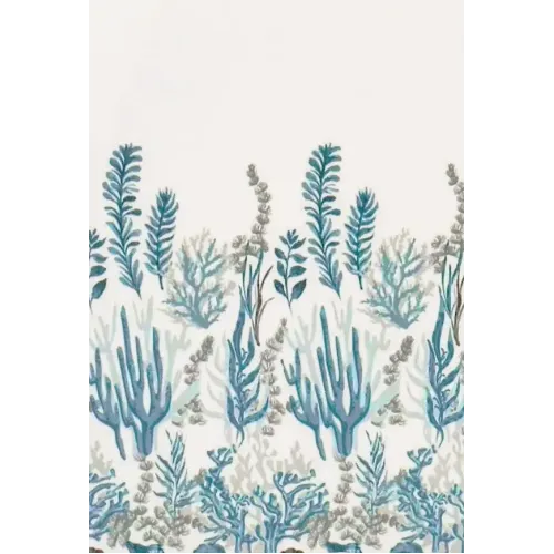 Шторка для ванной Водоросли, полиэстер, T2022-7095 180х180см (427917)