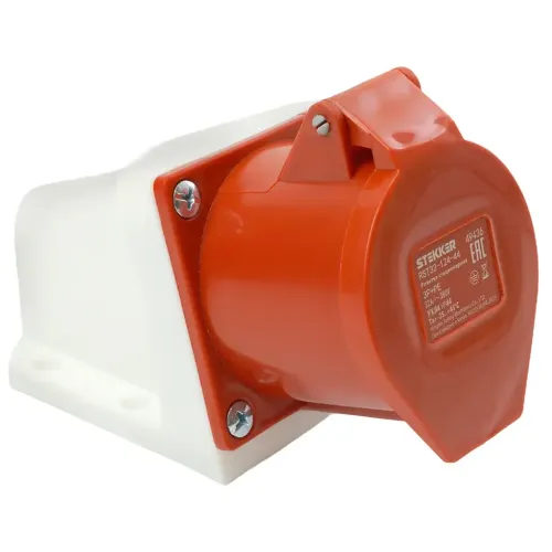 Розетка О/У STEKKER 3P+PE 32A IP44 ST-124 PPG32-124-44 49436
