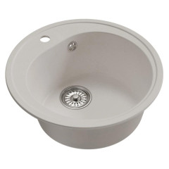 Мойка комп. MIXLINE ML-GM11 500х180мм, круглая серая, без сифона