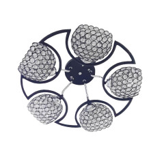 Светильник ЭкономСвет 33916/5BK+CR BK+CL