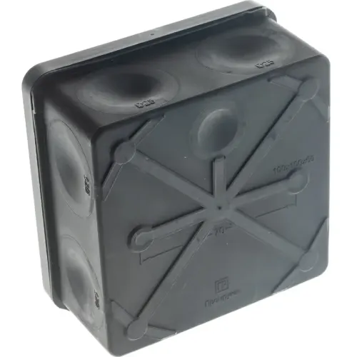 Коробка распред. 100х100х50мм черная IP66 Промрукав 60-0300-9005