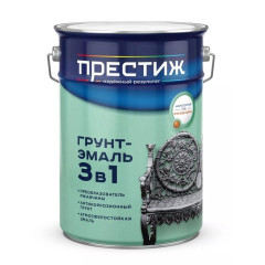 Грунт-эмаль ПРЕСТИЖ по ржавчине синяя 5кг