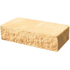 Кирпич Гиперпрессованый Жёлтый Декор Ложок 250*90*65 (416 шт. в поддоне)