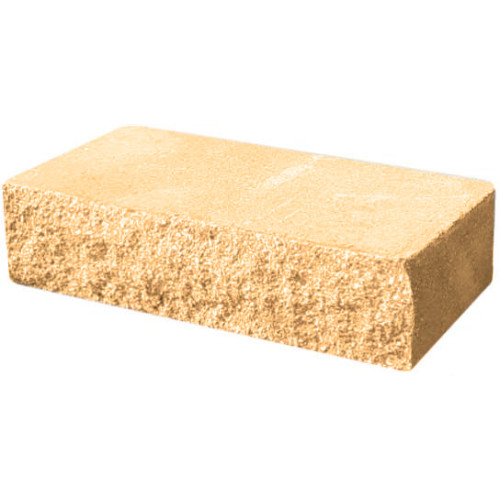 Кирпич Гиперпрессованый Жёлтый Декор Ложок 250*90*65 (416 шт. в поддоне)