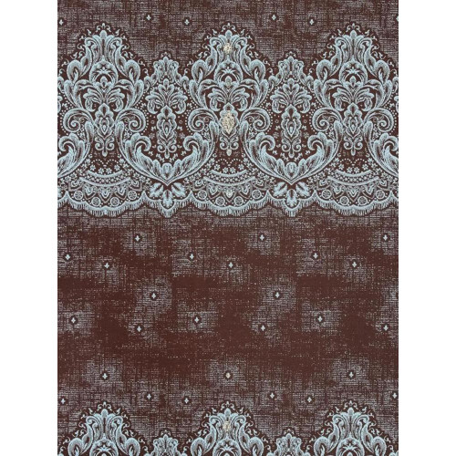 Портьера Ле-Гранд Амелия 180*280 шоколад-мята