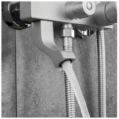 Душевая стойка FRUD R24001 серебро