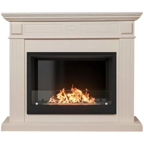 Биокамин Firelight Bianco BFP/P-2520 шпон беленый дуб