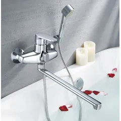 Смеситель для ванны G-LAUF ZIG7-A166, ф-40