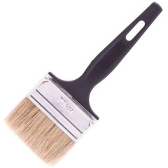 Кисть АКОР флейцевая Стандарт 70мм пласт. ручка, натуральная щетина (314520)