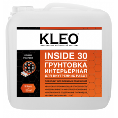 Грунт KLEO INSIDE 30 интерьерный для внутренних работ 3кг