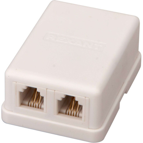 Розетка телефонная 2гн. REXANT (03-0002)