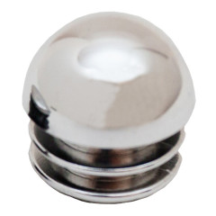 ДЖОКЕР Заглушка для трубы полукруглая JK 041 (GMF) хром(ЦБ010904)