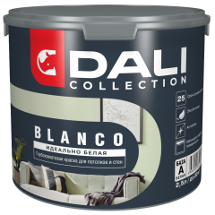 Краска в/д DALI COLLECTION BLANCO для стен и потолков 2,5л База А
