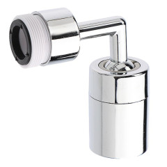 Аэратор для смесителя универсальный, режим душ, вращение по осям, угловой (565-015)