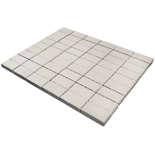 Плитка тротуарная вп  Кирпич 200*100*60 (белый) Старая фаска (648/660 шт/п, 12,96/13,2 м2) РАСПРОДАЖА