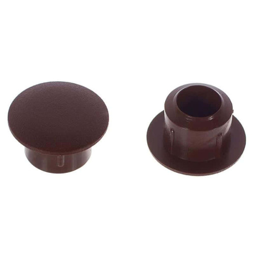 Заглушка под отверстие D10 мм (12шт.) махагон