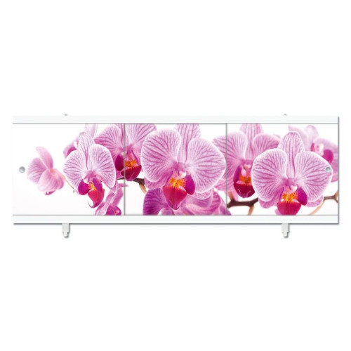 Экран для ванны МЕТАКАМ ультра легкий 1,7 м Дикая орхидея