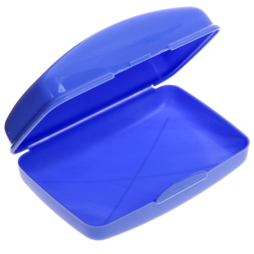 Мыльница дорожная IDEA 10х6,8х4,4 см, цвет МИКС М2219 (1155557)