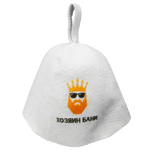 Шапка банная Хозяин бани, войлок