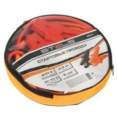 Провода пусковые STELS 400А, 2,5 м, сумка на молнии (55919)