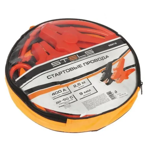 Провода пусковые STELS 400А, 2,5 м, сумка на молнии (55919)