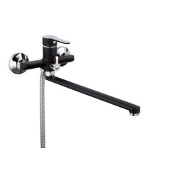 Смеситель для ванны FRAP F2242 шар встр. диверт, черный, латунь