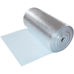 Утеплитель отражающий ИЗОЛАЙН A-F (фольга)  3 мм (1,2*25мп) 30м2