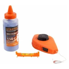 Шнур разметочный STARTUL с мелом и уровнем 30м (ST1210)