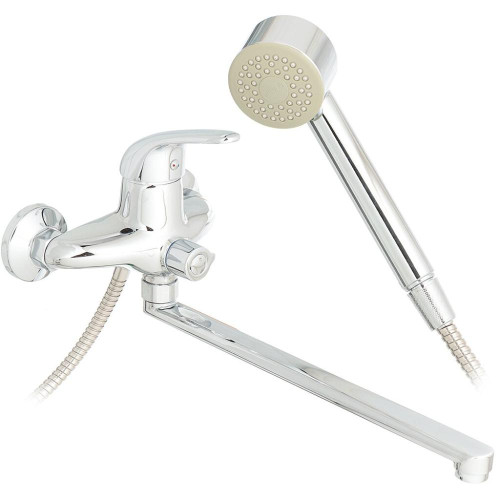 Смеситель для ванны G-LAUF KLO7-A149, ф 40, плоский излив