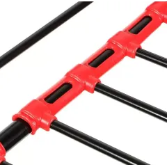 Сушилка для белья напольная DOGRULAR 17,5м, 132х53,5х134см, черная, Адель (508457)