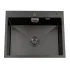 Мойка нерж. врезная DIADONNA 60х50, с PVD покрытием, серый графит, DS6050B (507955)