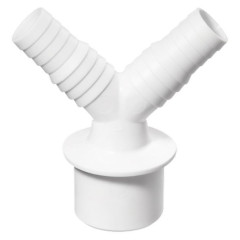 Адаптер для подключения слива бытовой техники ф 40 V-образный d-20/23