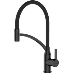 Смеситель для кухни FRAP F4552-6 чёрный