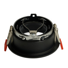 Свет. точ. Feron DL3102 MR16 круг черный/черный/хром(51402)