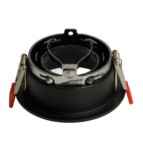 Свет. точ. Feron DL3102 MR16 круг черный/черный/хром(51402)