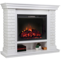 Камин электрический BRIXTON 25 5 WT-P511 + SPARTA 25.5 S LED NT (SPT25.5)