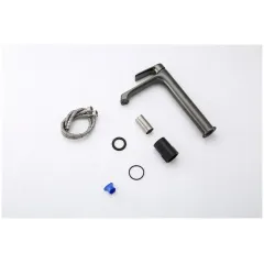 Смеситель для умывальника FRAP F1071-29 ф 35 оружейная сталь, высокий