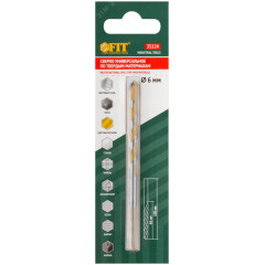 Сверло универсальное FIT 6х100 мм (35124)