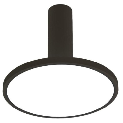 Светильник накладной ES DLS029 12W 4200K черный/матовый