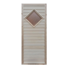 Дверь банная со стеклом 70*190 Ромбик(*8)